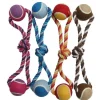 Corde + 2 balles tennis 40 cm
