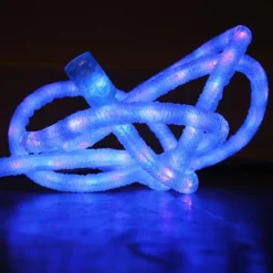 Cordon pour guirlande lumineuse LED à lumière effet givré sur secteur - 5 m