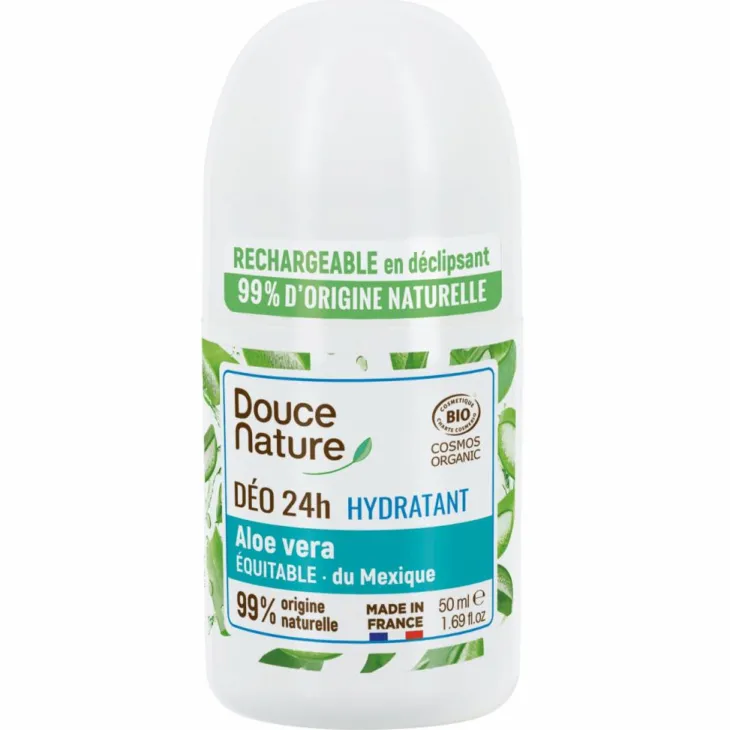 Éco-recharge de déodorant Aloé Vera bio Douce Nature - 150 ml