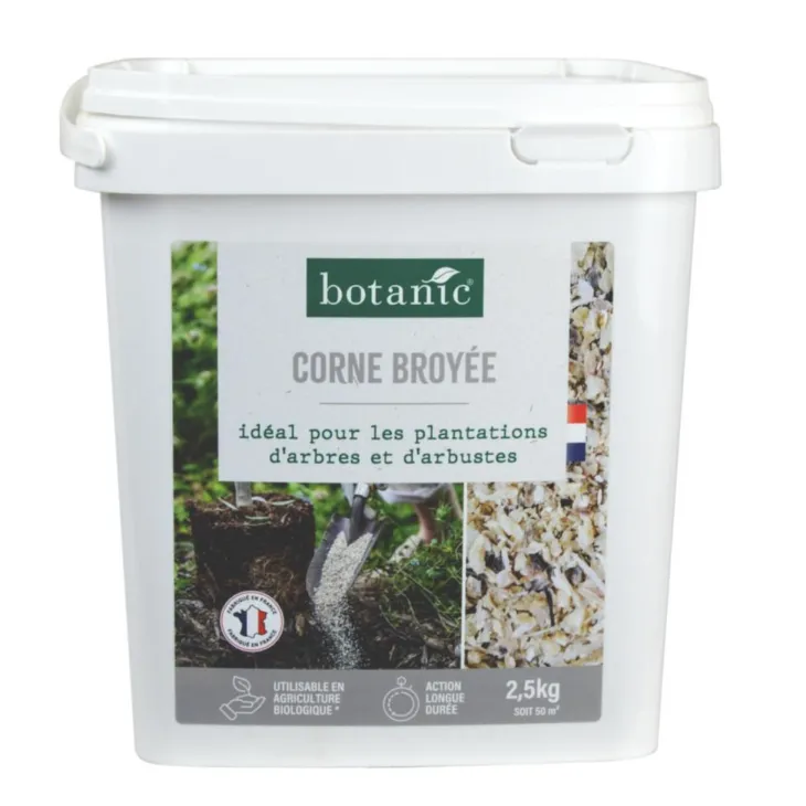 Corne broyée seau botanic® - 2,5 kg