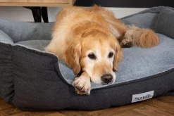 Couchage orthopédique pour chien coloris gris Scruffs Harvard - Taille XL 90 x 70 x 20 cm
