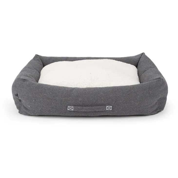 Couchage pour chien coloris gris corbeille Scruffs Eco Eden - Taille XL 90 x 70 cm
