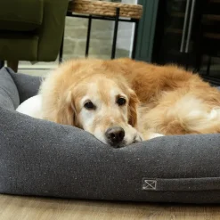 Couchage pour chien coloris gris corbeille Scruffs Eco Eden - Taille XL 90 x 70 cm