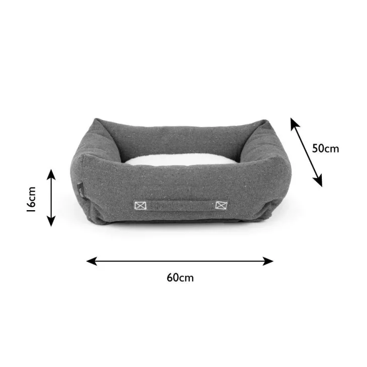 Couchage pour chien coloris vert corbeille Scruffs Eco Eden - Taille M 60 x 50 cm