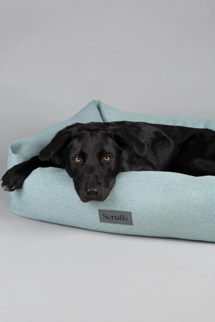 Couchage pour chien coloris vert corbeille Scruffs Ellen - Taille M 60 x 50 x 16 cm
