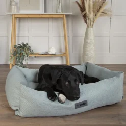 Couchage pour chien coloris vert corbeille Scruffs Ellen - Taille M 60 x 50 x 16 cm