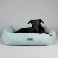 Couchage pour chien coloris vert corbeille Scruffs Ellen - Taille M 60 x 50 x 16 cm