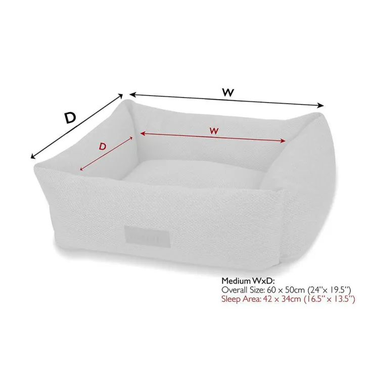 Couchage pour chien coloris vert corbeille Scruffs Ellen - Taille M 60 x 50 x 16 cm
