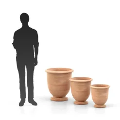 Coupe coloris terre claire Poterie Goicoechea Ederra - Ø 37 x H 39 cm