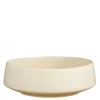 Coupe en grès crème Nika - Ø 23 x H 8,5 cm