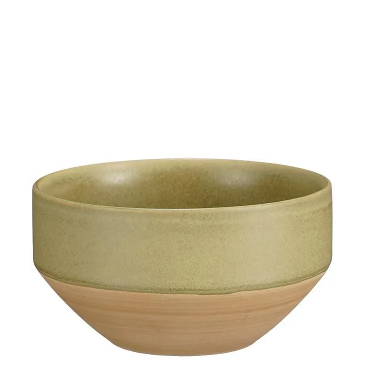 Coupe en grès vert Nika - Ø 12 x H 6,5 cm