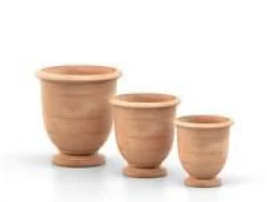 Coupe en terre claire Poterie Goicoechea Ederra 80 L - Ø 61 x H 61 cm