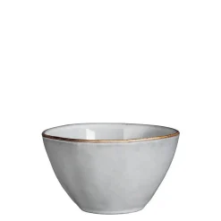 Coupe Tabo coloris gris en grès - Ø 14 cm