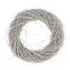 Couronne ronde en bois de saule blanc - Ø 38 x 7 cm