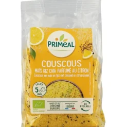 Couscous riz maïs et chia parfumé au citron 300 g PRIMEAL
