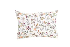 Coussin Adagio Lilas coloris blanc en coton - 35 x 50 cm
