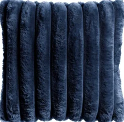 Coussin bleu marine en polyester Alice - 45 x 45 cm