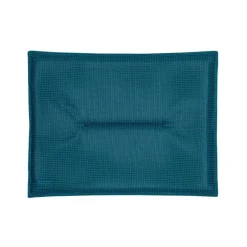 Coussin carré en toile technique d’extérieur et mousse coloris bleu Acapulco Fermob Bistro - 28 x 28 cm