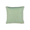 Coussin carré évasion vert Panama 44 x 44 cm