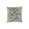 Coussin d’extérieur en tissu déperlant Fermob Trèfle vert cactus - 44 x 44 cm