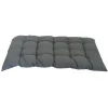 Coussin dossier palette en polyester/coton gris Pierre Banco - 120 x 60 x 10 cm