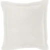 Coussin en fausse fourrure coloris neige Tender - 50 x 50 cm