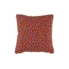 Coussin Envie d'Ailleurs Cacahuètes Fermob coloris ocre rouge 44 x 44 cm