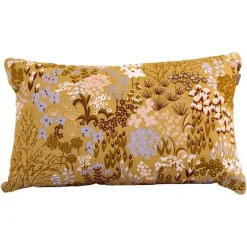 Coussin extérieur champêtre en tissu coton/mousse polyester coloris Zenith Fermob Bouquet sauvage - 68 x 44 cm