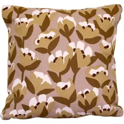 Coussin extérieur Tulipe en tissu coton/mousse polyester coloris zénith Fermob Bouquet sauvage - 44 x 44 cm