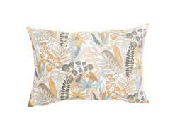 Coussin Lilas Celadon coloris vert en coton - 35 x 50 cm