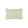 Coussin rectangulaire évasion vert Panama 44 x 30 cm