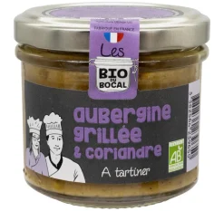 Crème à tartiner aubergine et coriandre bio Ducs de Gascogne - 90 g