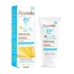 Crème solaire bébé SPF 50+ 100 % naturel