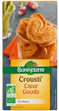 Crousti cœur gouda Bonneterre bio 100 g