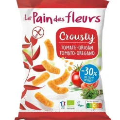 Crousty tomate origan bio Le Pain des Fleurs - 75 g