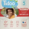 Culottes d’apprentissage écologiques en sachet T5 (12-18kg) Tidoo - 28 pièces