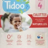 Culottes d’apprentissage écologiques en sachet T4 (8-15kg) Tidoo, certifiées FSC® - 30 pièces