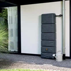 Cuve murale avec robinet coloris gris granit Graf Slim Stone – 330 L