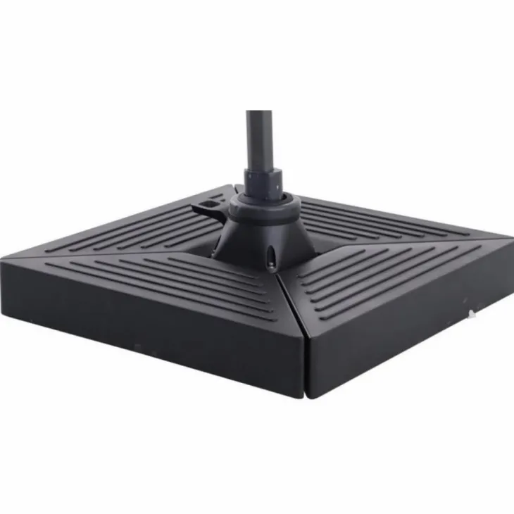 Dalle de parasol lestable avec roues, MWH - 130kg