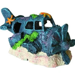 Déco Led Avion L Résine 18x9x10 cm