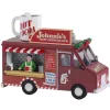 Décor pour village de Noël Lemax Camion de chocolat chaud Jonnhie’s – 14,5 x 6,6 x 10,9 cm