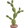 Décoration en métal Cactus plat vert - 30 x 66 x 103 cm