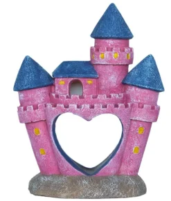 Décoration pour aquarium coloris rose Château de Princesse SuperFish