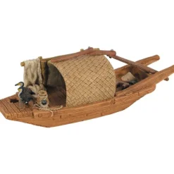 Décoration pour aquarium en résine coloris marron Zolux pagode Asie modèle 2 trous – Taille L