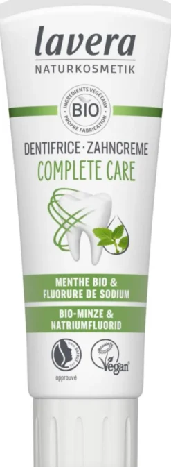 Dentifrice complet Care sans silice Lavera - 75 ml