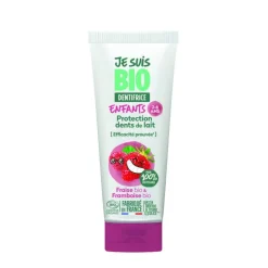 Dentifrice enfants 2-6 ans fraise et framboise bio Je Suis Bio - 75 ml