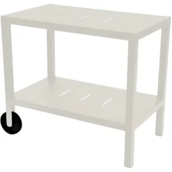 Desserte Quiberon coloris gris en aluminium Fermob - 90 x 50 x 75 cm