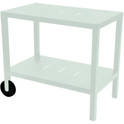 Desserte Quiberon coloris vert en aluminium Fermob - 90 x 50 x 75 cm