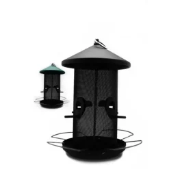 Distributeur de graines grand format en métal - 30 x 28 x 28 cm