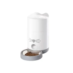 Distributeur de nourriture pour chat coloris blanc Pixi Smart Wifi Catit – 1,2 kg